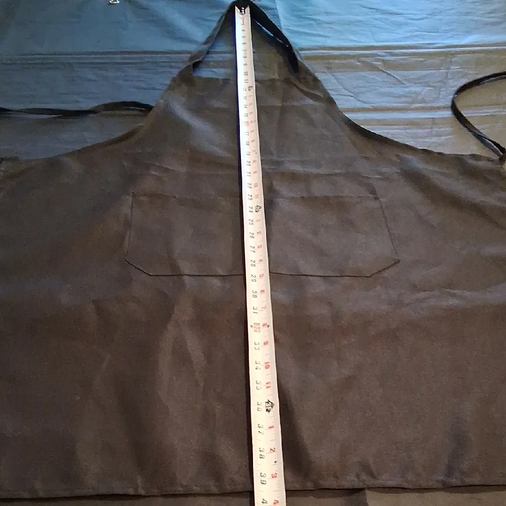 Simple Black Bib  Apron